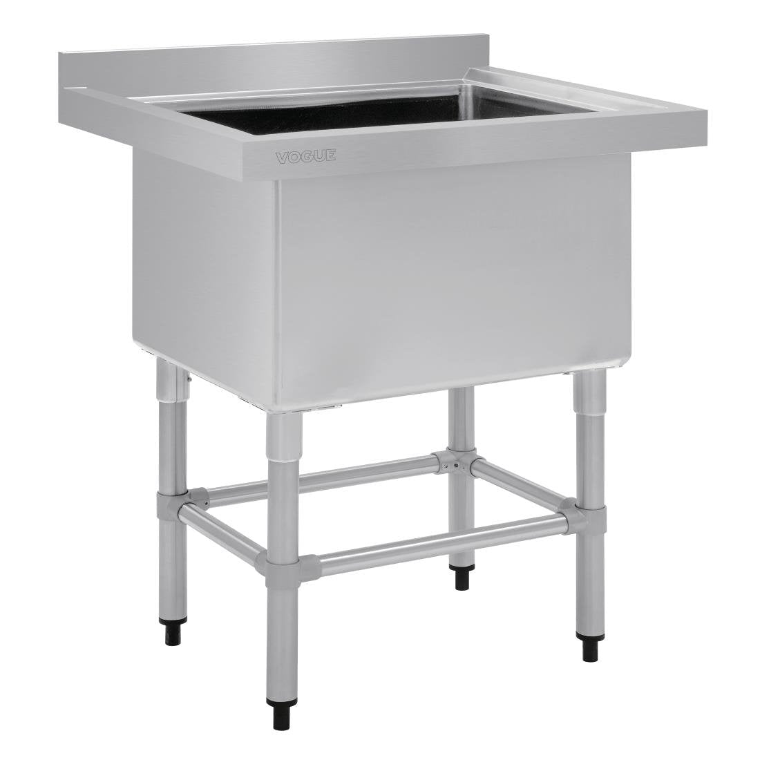 Vogue St/St Deep Pot Sink - 770mm (w) x 600mm (d)  90mm Drain