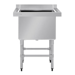 Vogue St/St Deep Pot Sink - 770mm (w) x 600mm (d)  90mm Drain