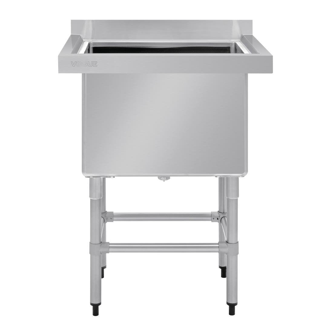 Vogue St/St Deep Pot Sink - 770mm (w) x 600mm (d)  90mm Drain