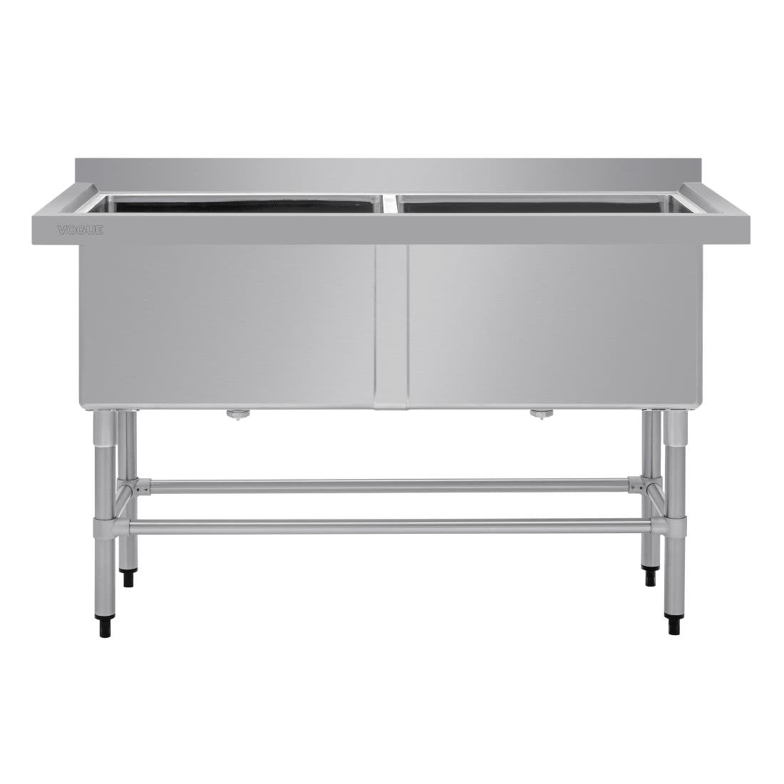Vogue Double Deep Pot Sink 90mm Drain