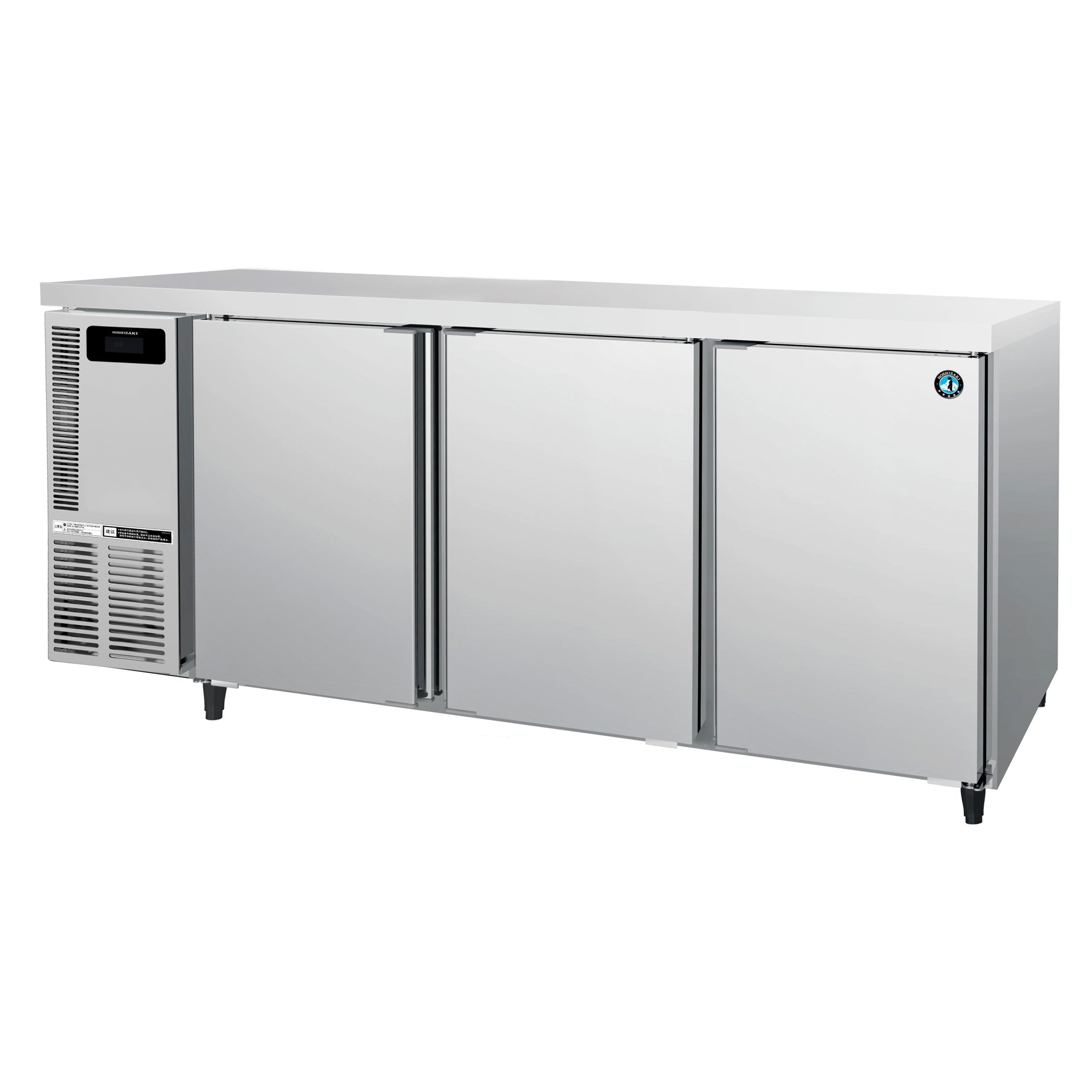 Hoshizaki Pillarless 3 Door Underbench Freezer