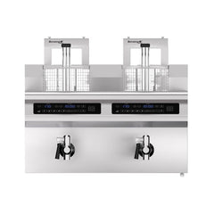 Benchstar Double Tanks Auto Lifting Induction Fryer - IF7000D-AL