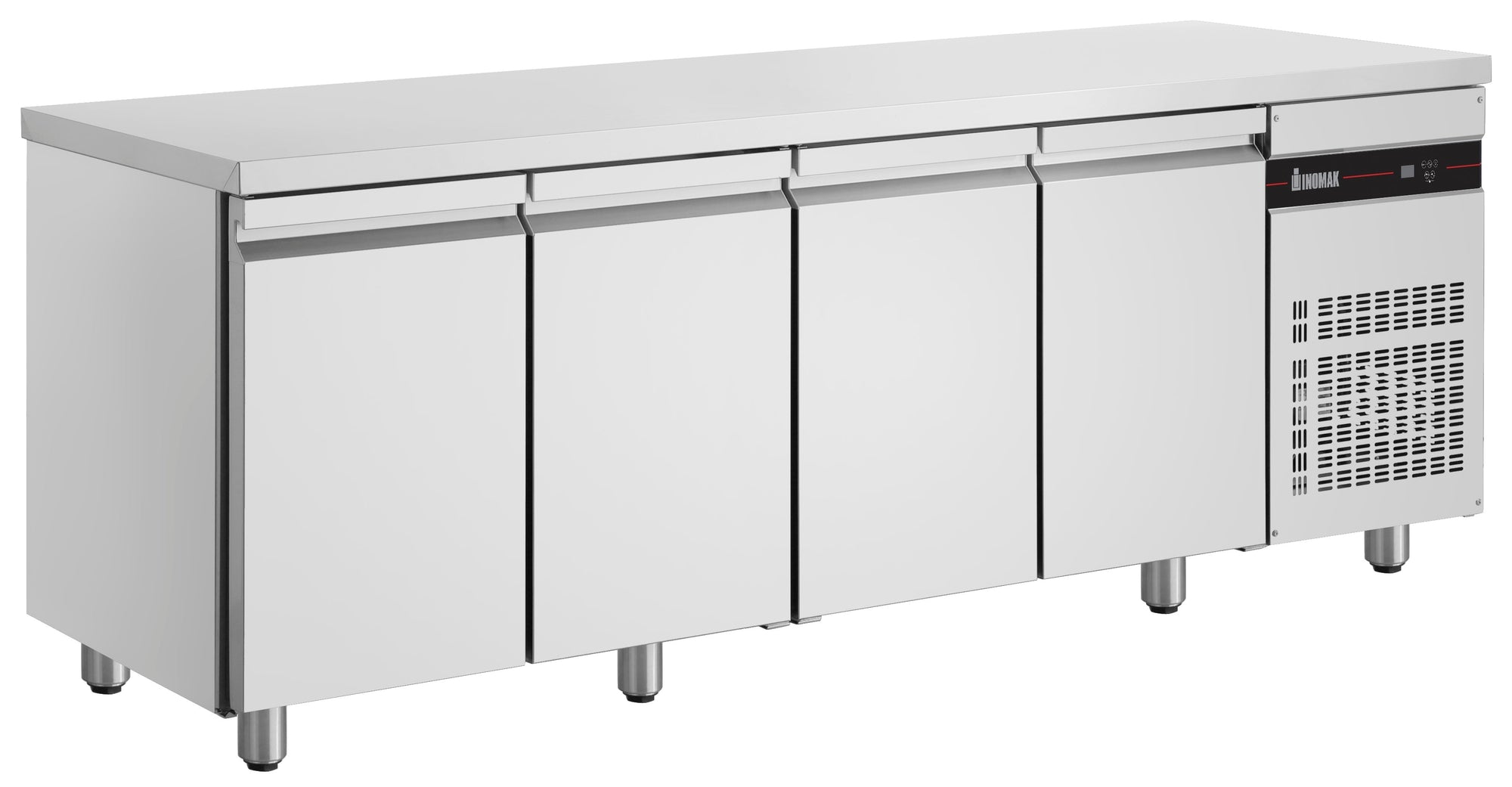 Inomak UBI7224 STAINLESS STEEL UNDERCOUNTER FRIDGE 2240M - ICE-UBI7224