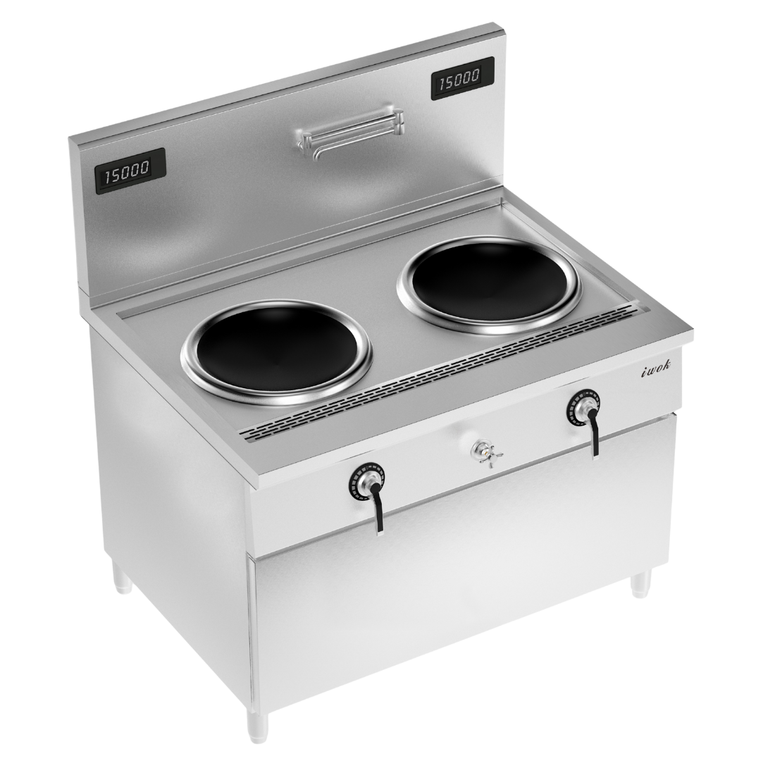 IWOK Commercial Induction Double Wok Three Phase– IWOK-2