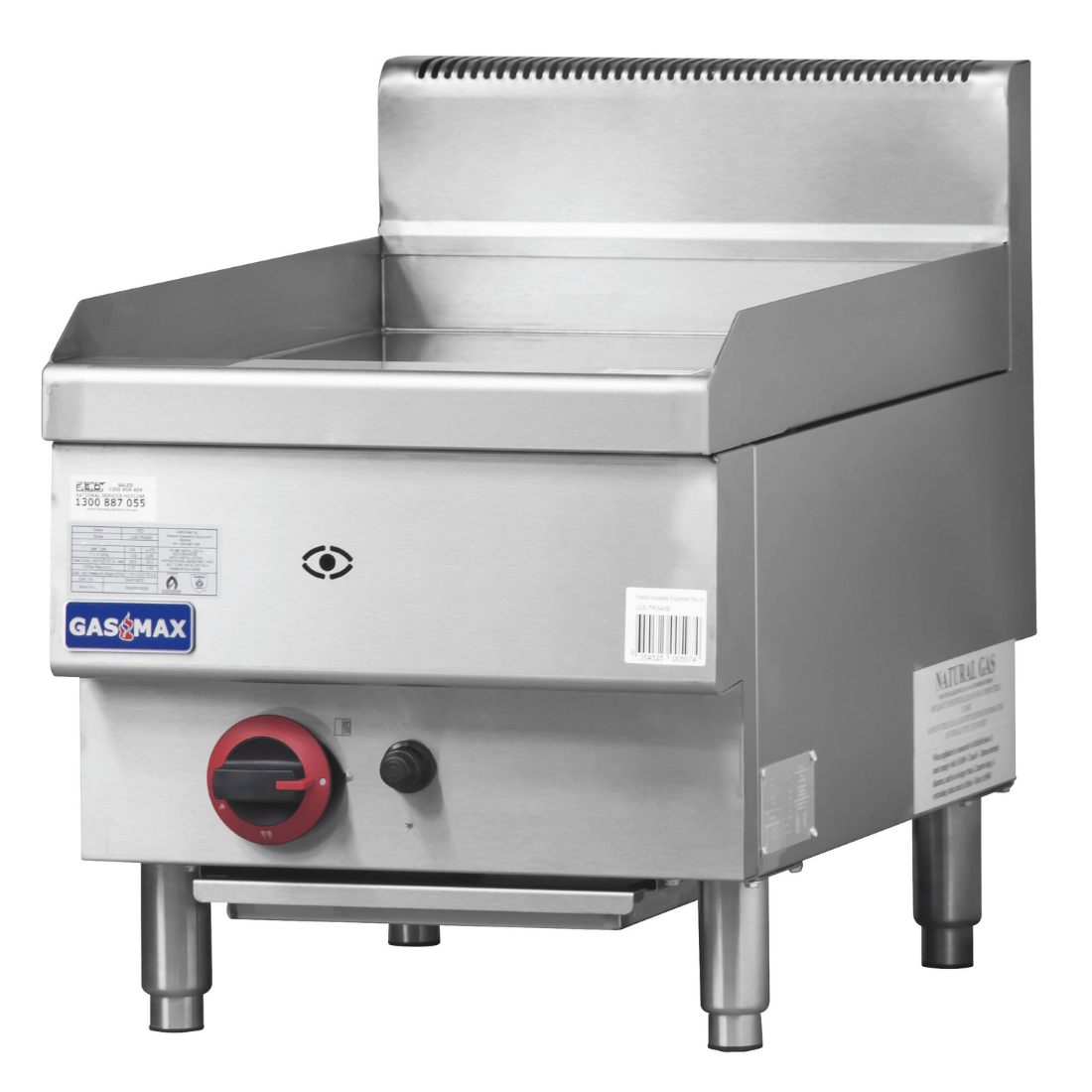 Gasmax JUS-TRG40ELPG Benchtop Single Burner Griddle LPG Gas