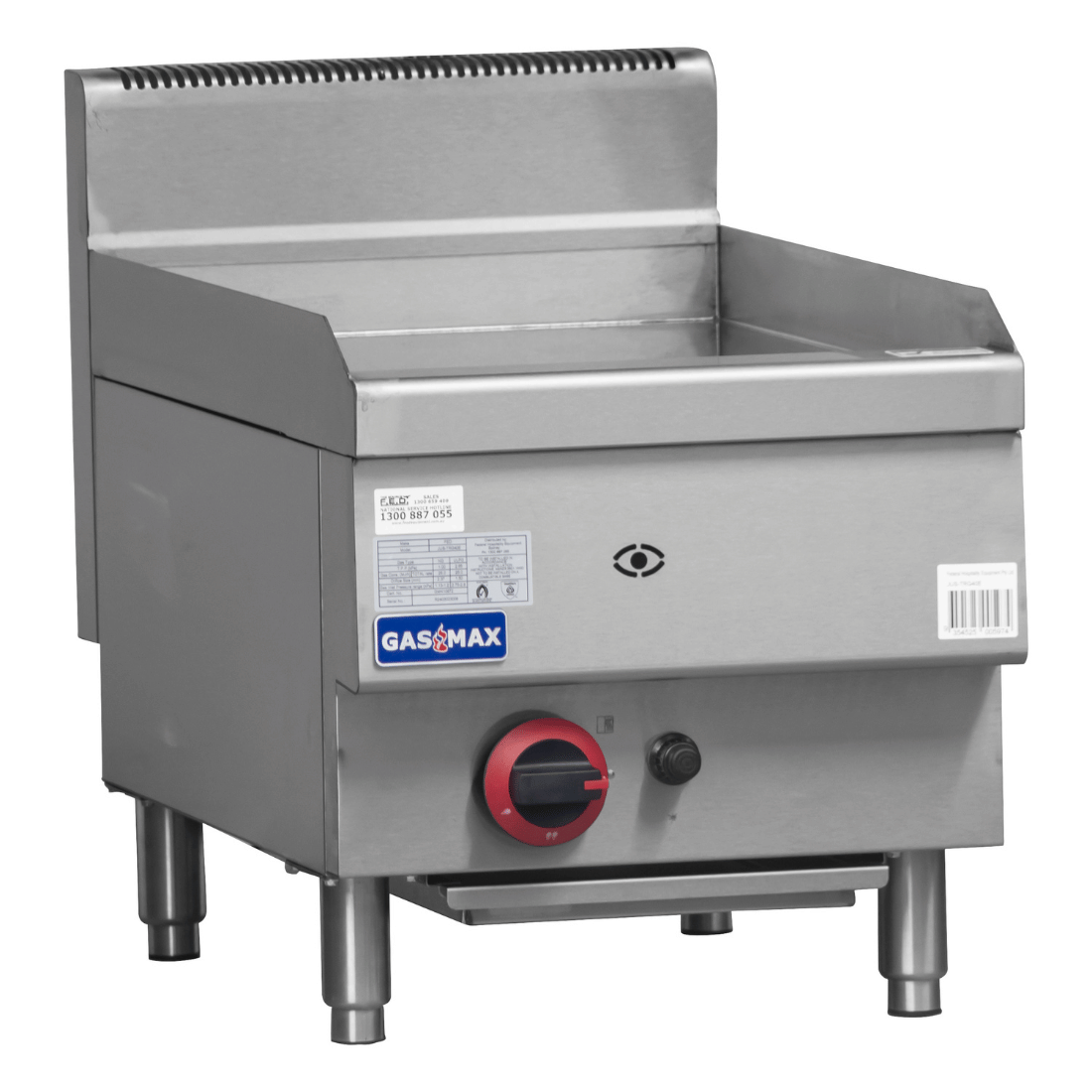 Gasmax JUS-TRG40ELPG Benchtop Single Burner Griddle LPG Gas