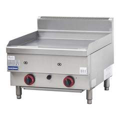 GASMAX Benchtop 2 Bunner Griddle 600mm - JUS-TRG60E