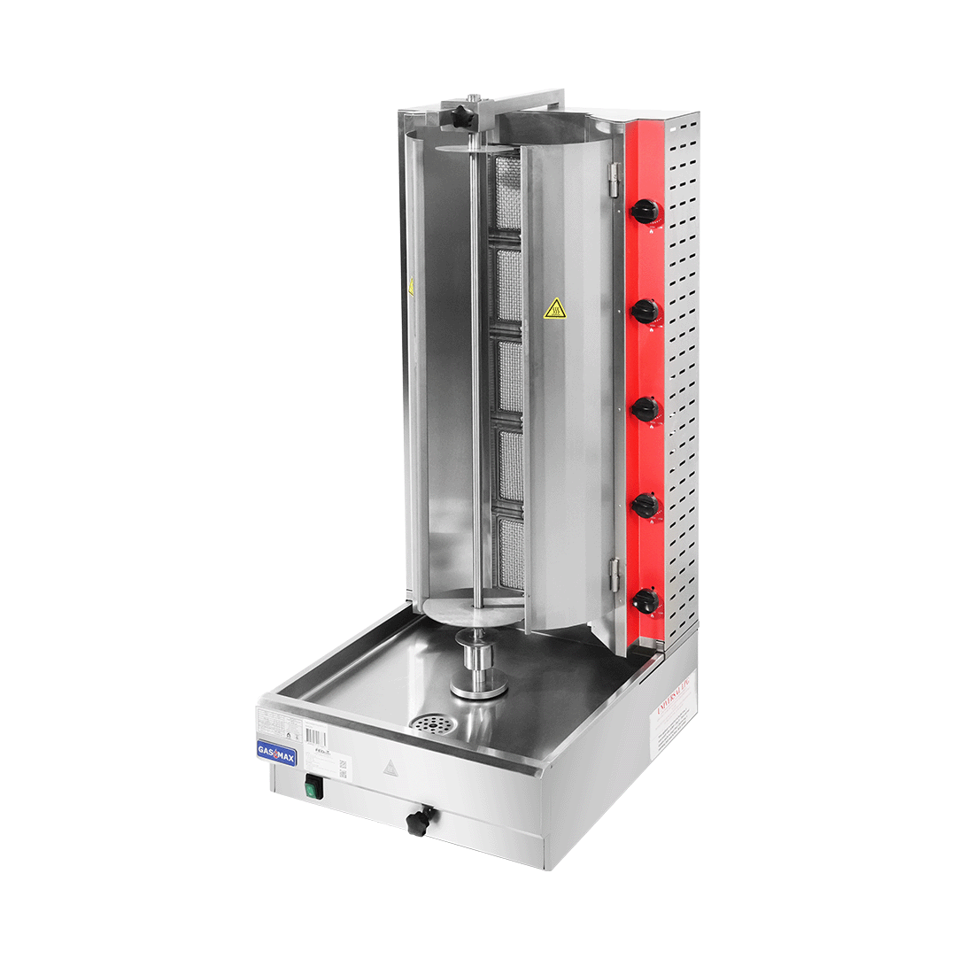 Gasmax KB-5LPG Semi-automatic 5 Burner LPG Kebab Machine