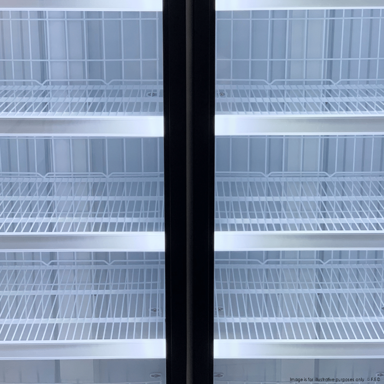 Thermaster Double Door Supermarket Fridge LG-1000BGBM