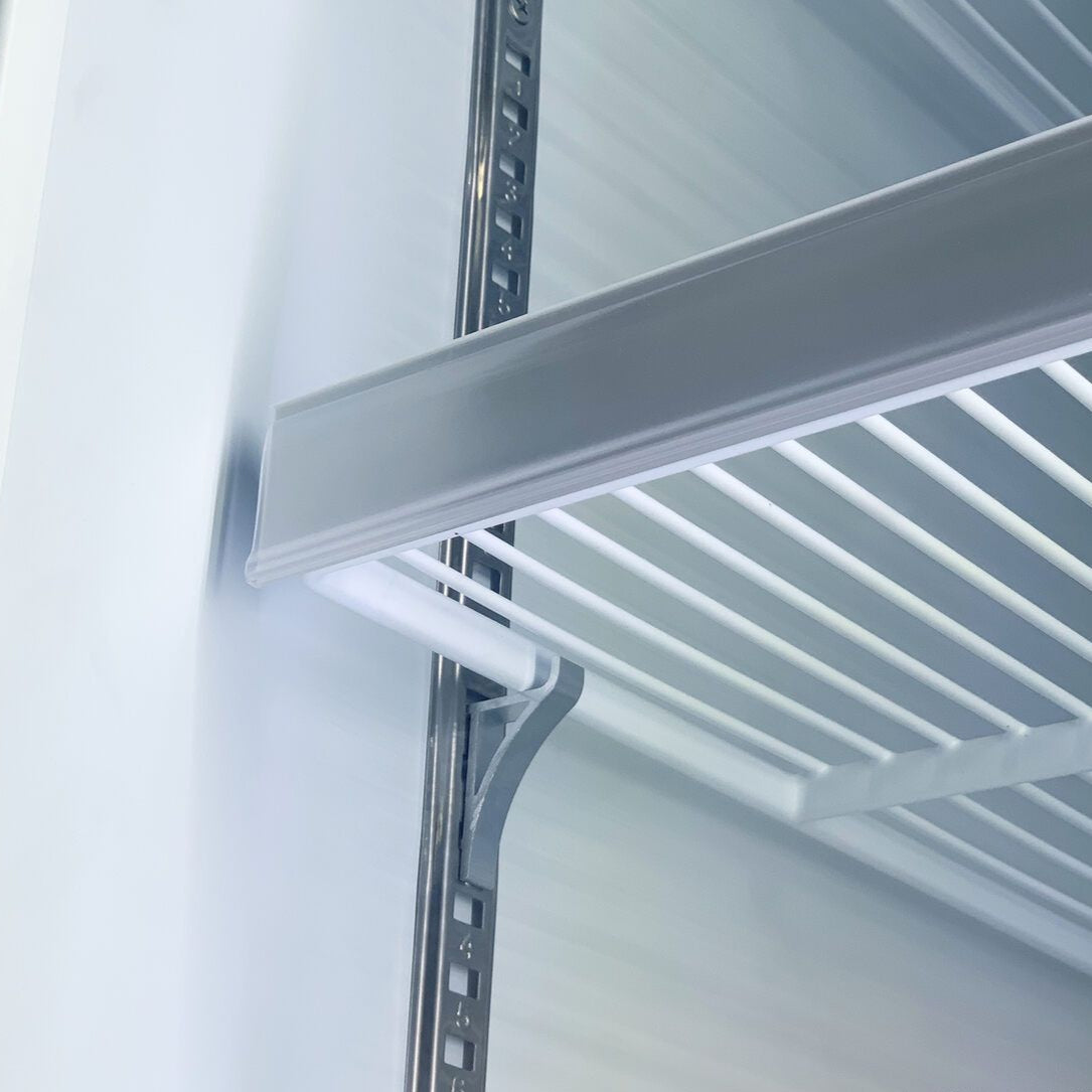 CKS White Upright Double Glass Door Lockable Fridge Colourbond 825L CKS1000P