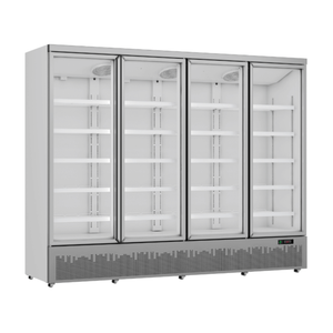 Thermaster 4 Door Glass Door Supermarket Freezer 1938L - LG-2500GBMF