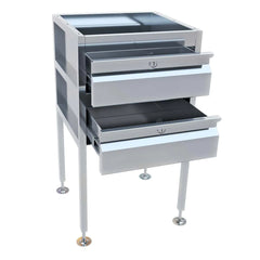 3Monkeez Freestanding Stainless Steel Drawer Unit