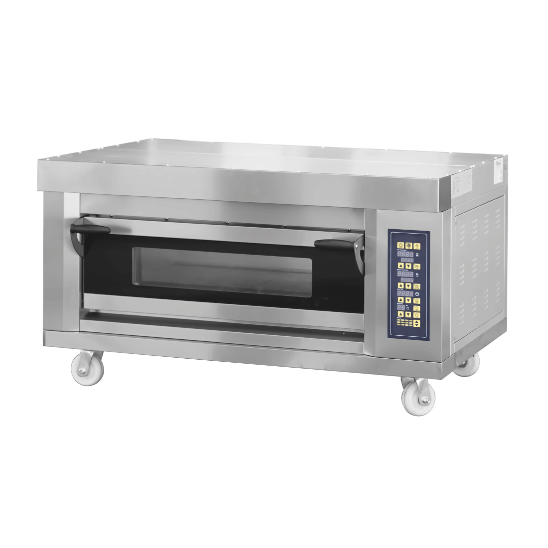 BakerMax Stackable Electric Deck Bakery Oven with steam- ME2ST-1D