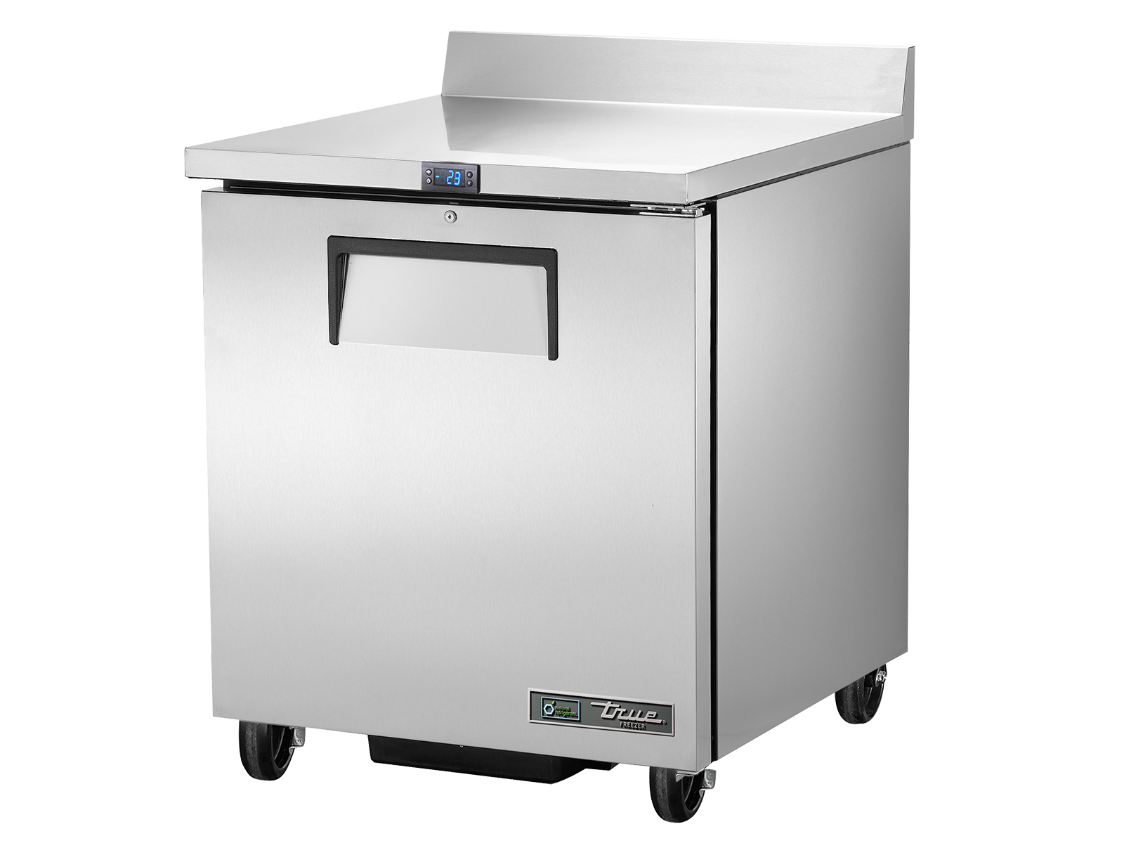 True Worktop Counter Freezer 1 Solid Swing Door TWT-27F-HC-TR