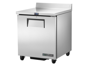 True Worktop Counter Refrigerator 1 Solid Swing Door TWT-27-HC-TR