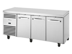 True 1/1 GN Counter Refrigerator 3 Section TCR1/3-CL-SS-DL-DR-DR-TR