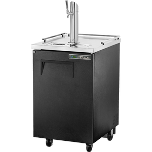 True Keg Chiller / Dispenser Black Exterior 1 Solid Swing Door TDD-1-HC-TR