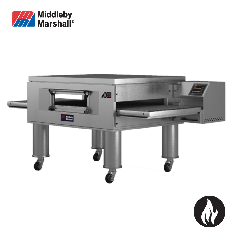 Middleby Marshall X55GWB Gas X-Series Conveyor Oven with Stand