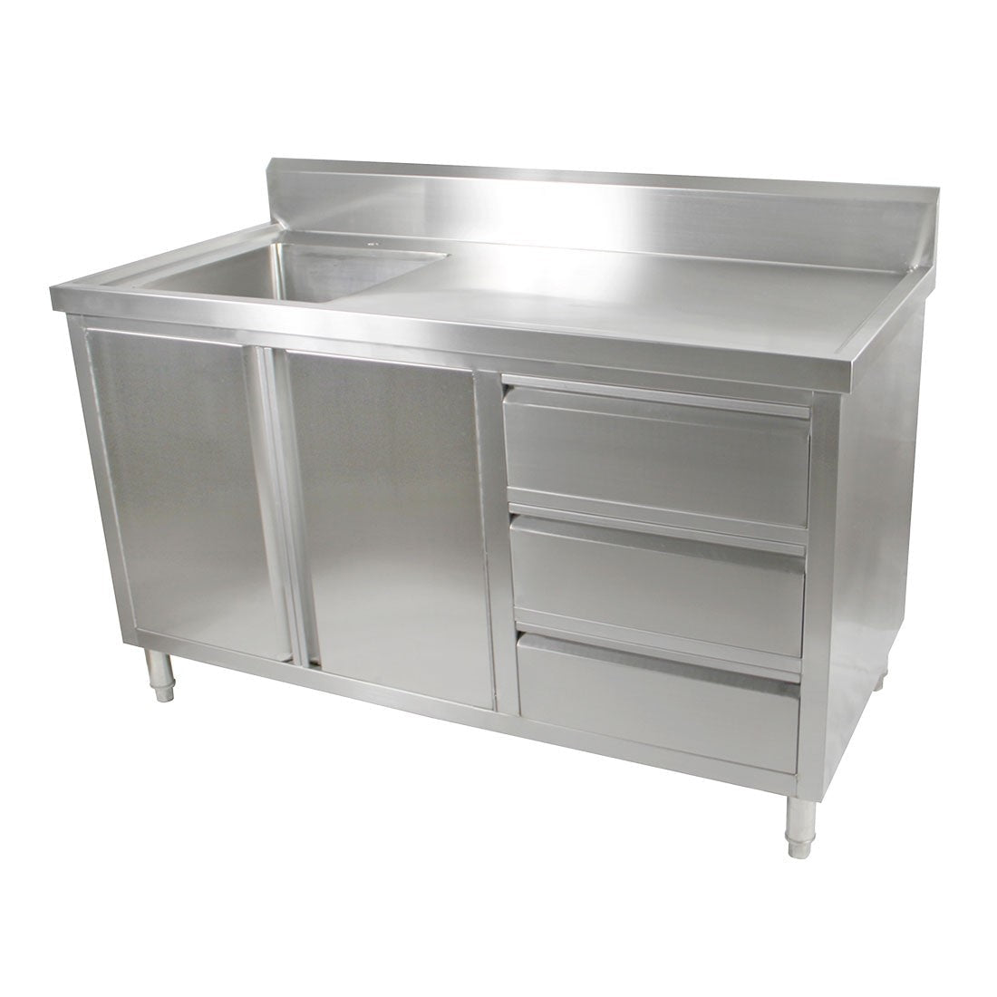 Modular Systems Stainless Steel Sink Cabinets