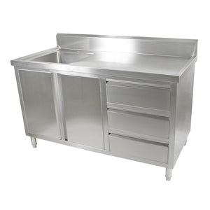 Modular Systems Stainless Steel Sink Cabinets