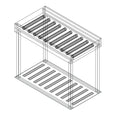 Fagor Stainless Steel Rolling Table For 3 Baskets MR3C