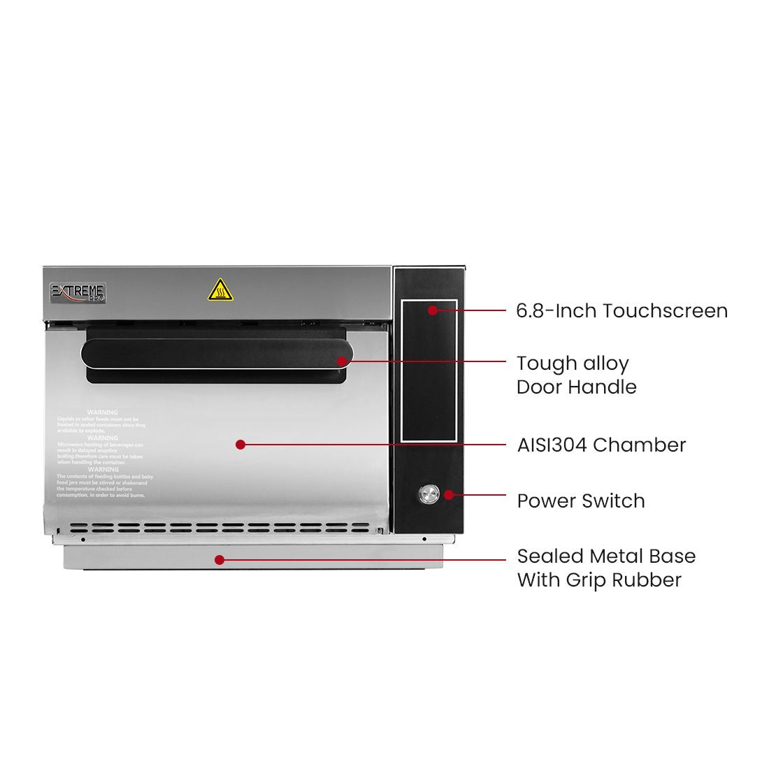 Extreme Pro 4L Speed Oven with Touchscreen - NP-MWO-T