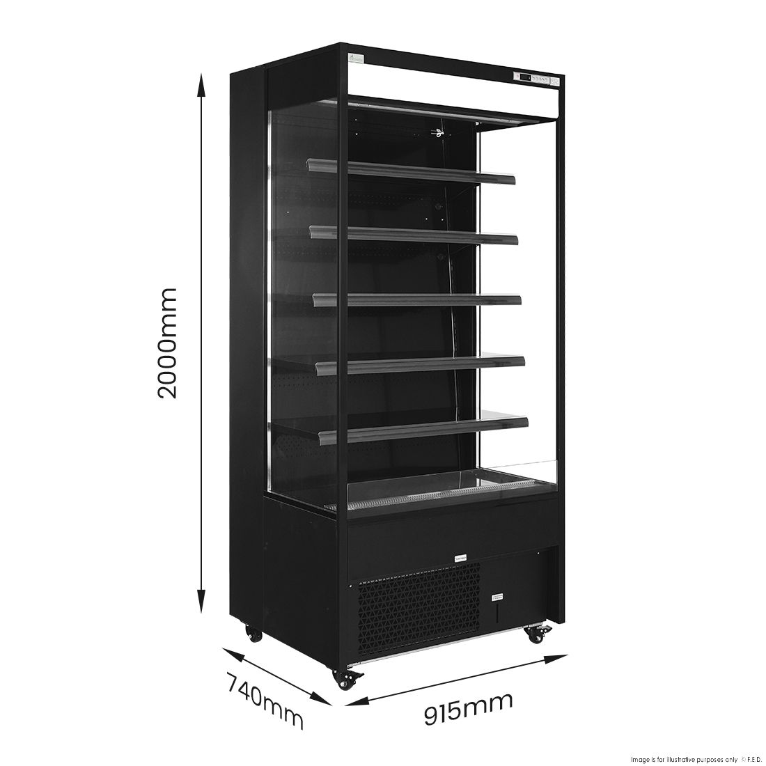 Thermaster Supermarket Open Beverage Display OC-915B