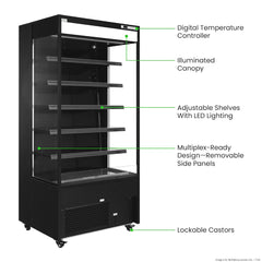 Thermaster Supermarket Open Beverage Display OC-915B