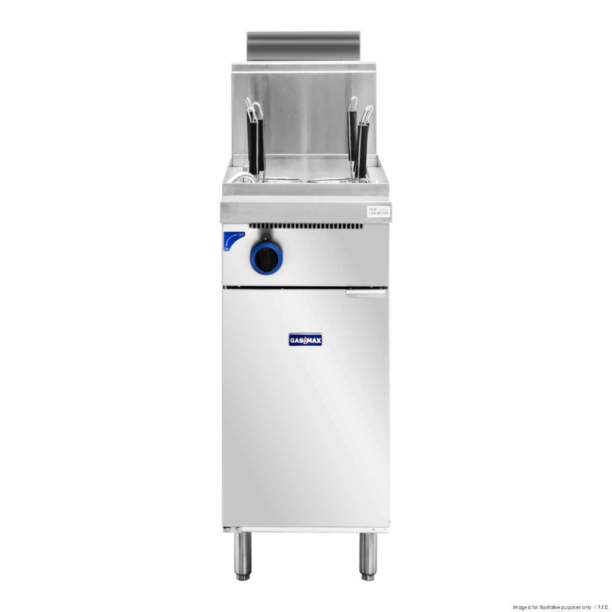 GasMax Gasmax V Pan Lpg 6 Baskets Pasta And Noodle Cooker PC150-6LPG