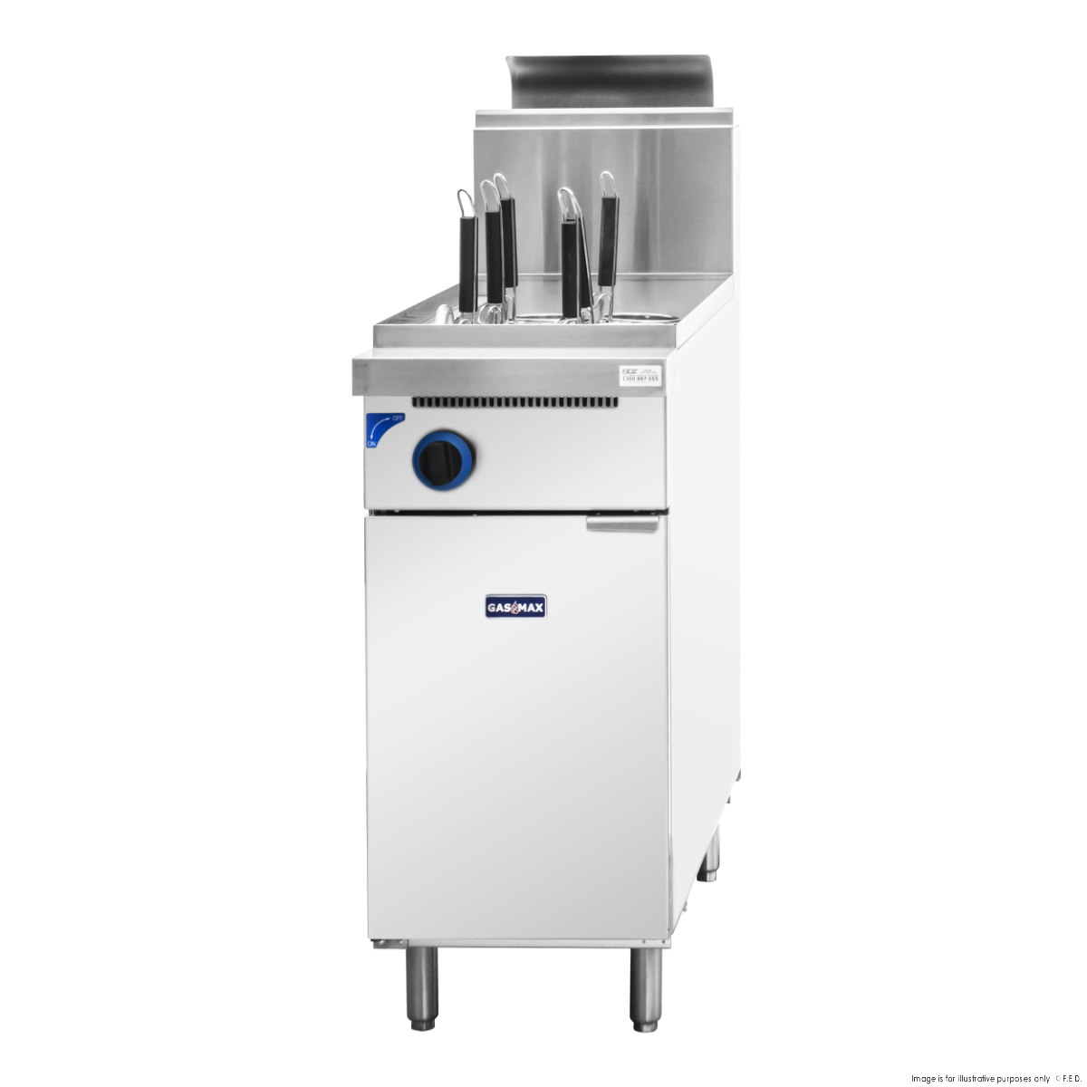 GasMax Gasmax V Pan Lpg 6 Baskets Pasta And Noodle Cooker PC150-6LPG
