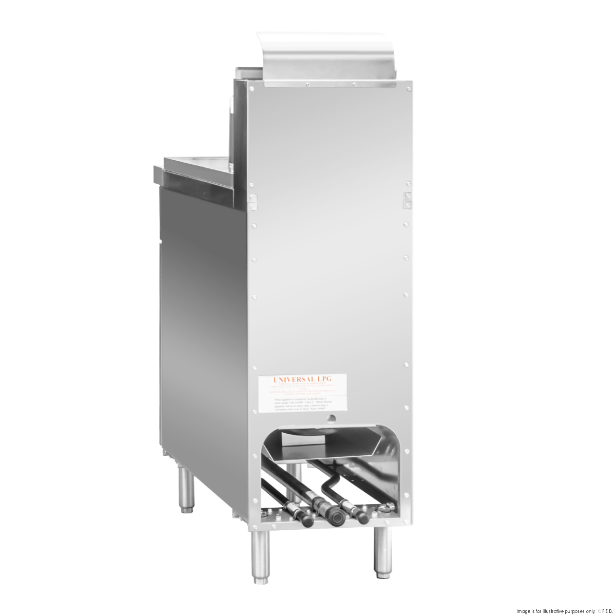 GasMax Gasmax V Pan Lpg 6 Baskets Pasta And Noodle Cooker PC150-6LPG