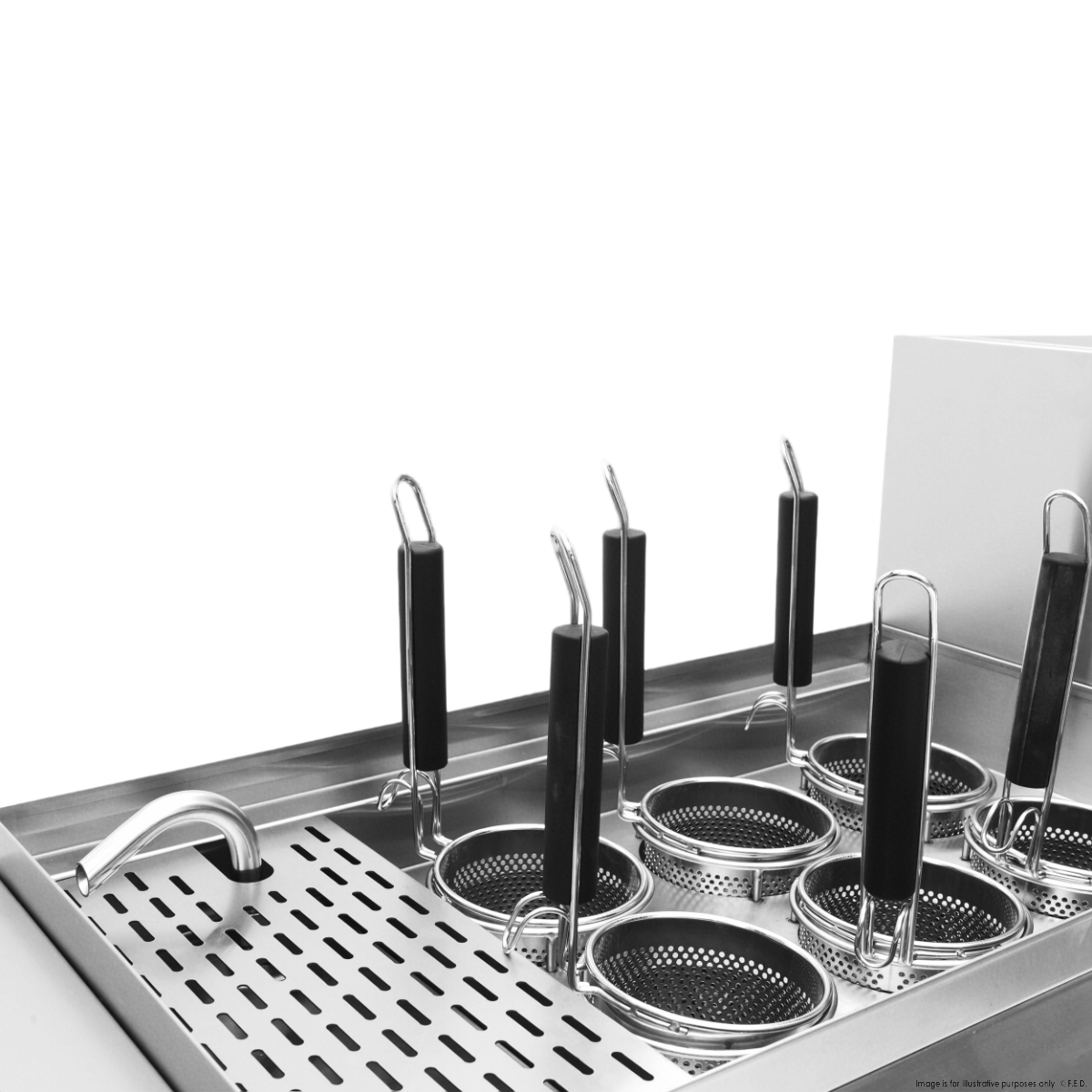 GasMax Gasmax V Pan Lpg 6 Baskets Pasta And Noodle Cooker PC150-6LPG