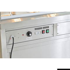Thermaster Wet and Dry Bain Marie Display 4x1/1 GN Pans PG150FE-XG