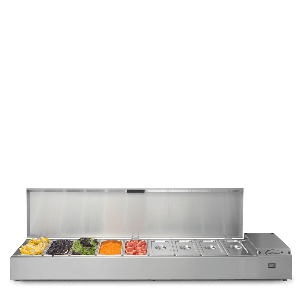 Williams Thermowell - Nine Pan Counter Top Refrigerated Well