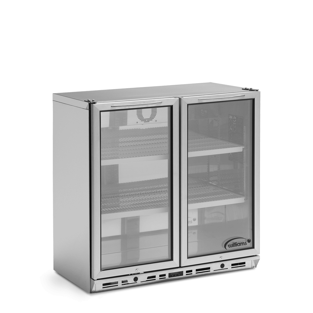 Williams Two Door Stainless Steel Bottle Cooler 800mm High
