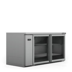 Williams Boronia - Two Door Stainless Steel Remote Back Bar Counter Display Refrigerator