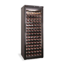 Williams Wine Cabinet - One Door Black Upright Wine Display Refrigerator