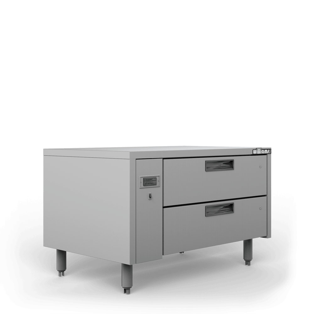 Williams Jarrah - Two Drawer Remote Lowline Refigerator