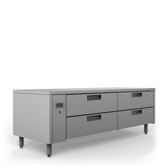 Williams Jarrah - Four Drawer Remote Lowline Refigerator