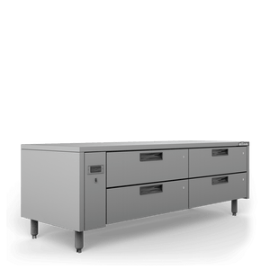 Williams Jarrah - Four Drawer Remote Lowline Refigerator