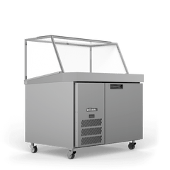 Williams Banksia - One Door White Colorbond Prep Counter Refrigerator With Angled Blown Air Well