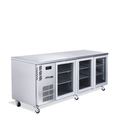 Williams Boronia - Three Door Stainless Steel Under Counter Display Refrigerator