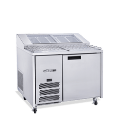 Williams Jade Pizza - One Door Stainless Steel Pizza Prep Counter Refrigerator With Blown Air Well
