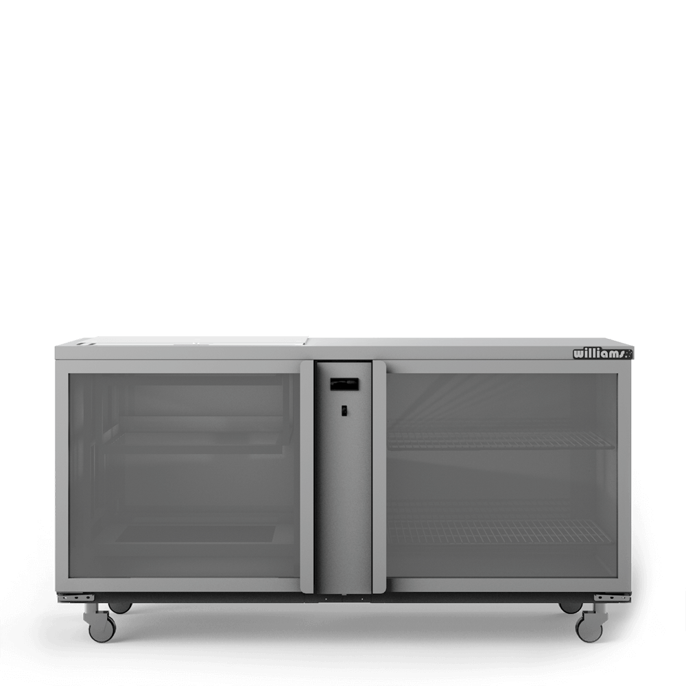 Williams Two Door Remote Glass Chiller With Two Shelves - 500 x 500 baskets