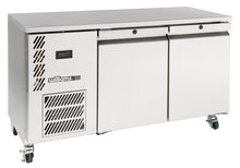 Williams Opal - Two Door Stainless Steel Under Counter Storage Freezer