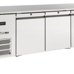 Williams Opal - Three Door Stainless Steel Under Counter Refrigerator