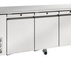 Williams Opal - Four Door Stainless Steel Under Counter Refrigerator