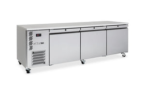 Williams Emerald - Three Door Stainless Steel Under Counter Refrigerator