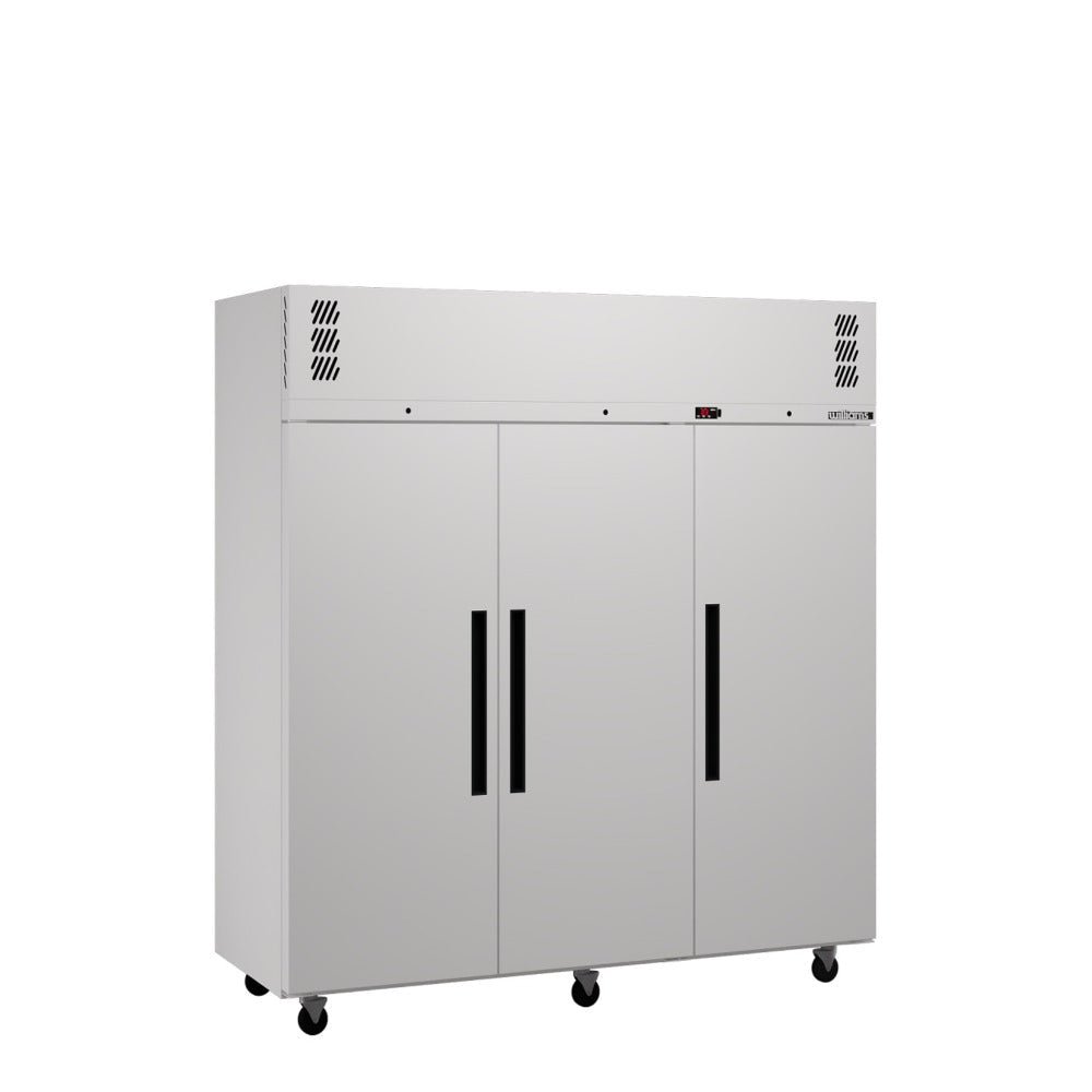 Williams Pearl - Three Door White Colorbond Upright Storage Refrigerator