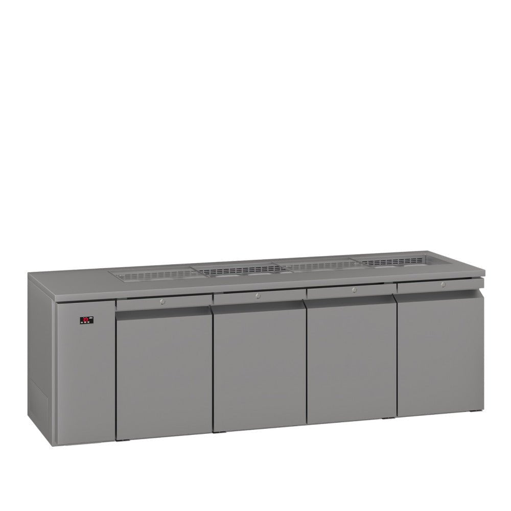 Williams Opal - Four Door Stainless Steel Remote Under Counter Refrigerator With Blown Air Well